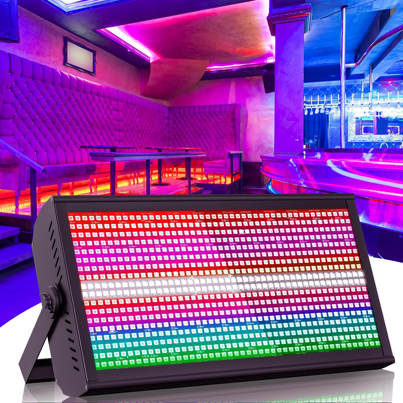 Amazon.co.jp: U`King 768LEDS ステージライト ストロボライト 舞台